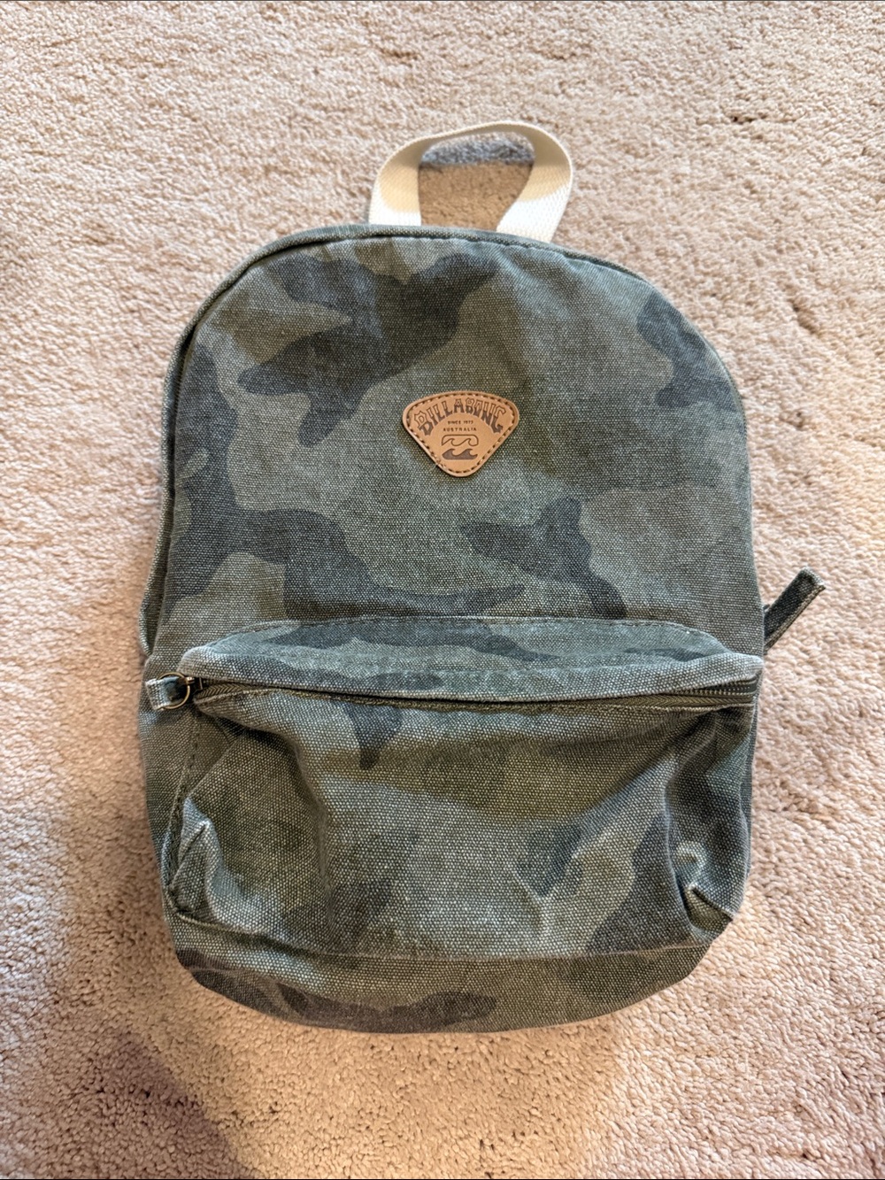 Billabong Camo Canvas Backpack